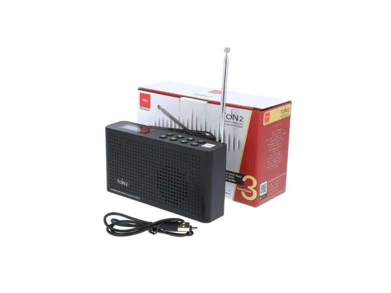 RED Opticum TON2 draagbare internet/FM radio
