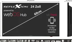 Reflexion LDDX24IBT camping LED televisie