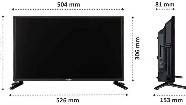 Reflexion LED2225 Camping LED televisie