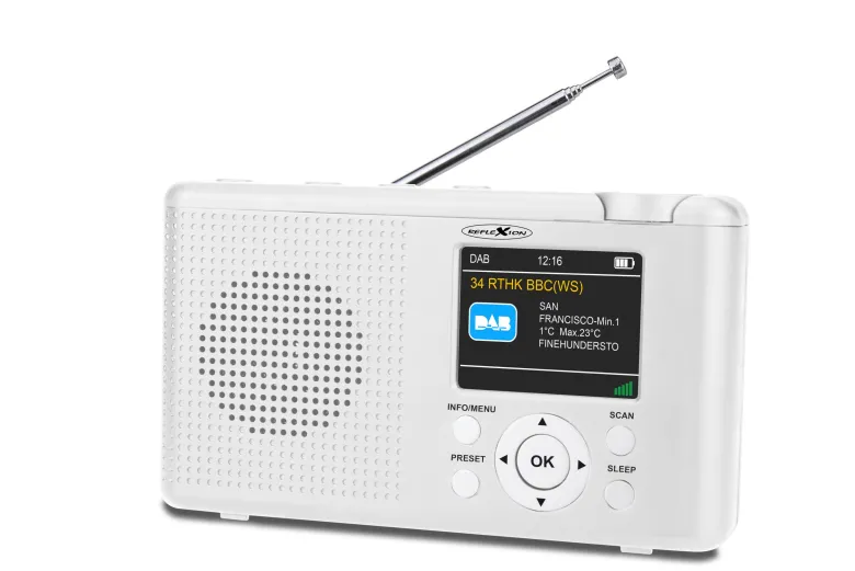 Reflexion TRA23 DAB radio met Bluetooth - White