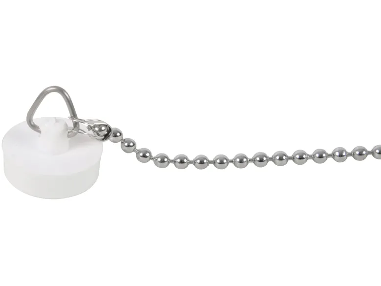 Reich afvoerplug afsluitdopje met ketting - 25 mm