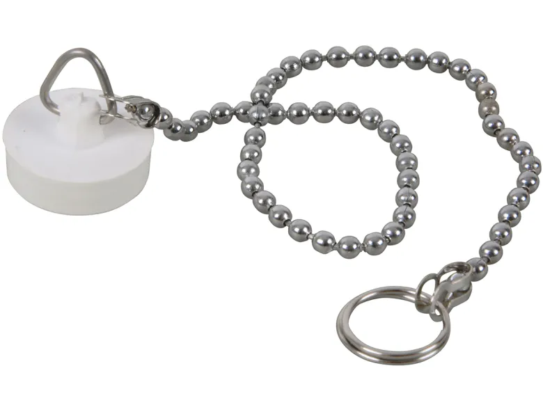 Reich afvoerplug afsluitdopje met ketting - 19 mm