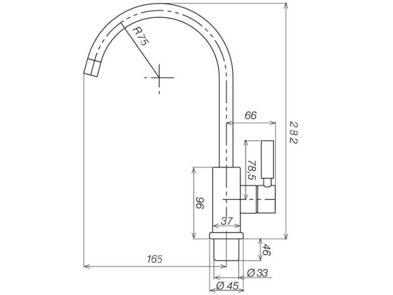 Reich EHM Keramik Trend S mengkraan - radius 75 mm