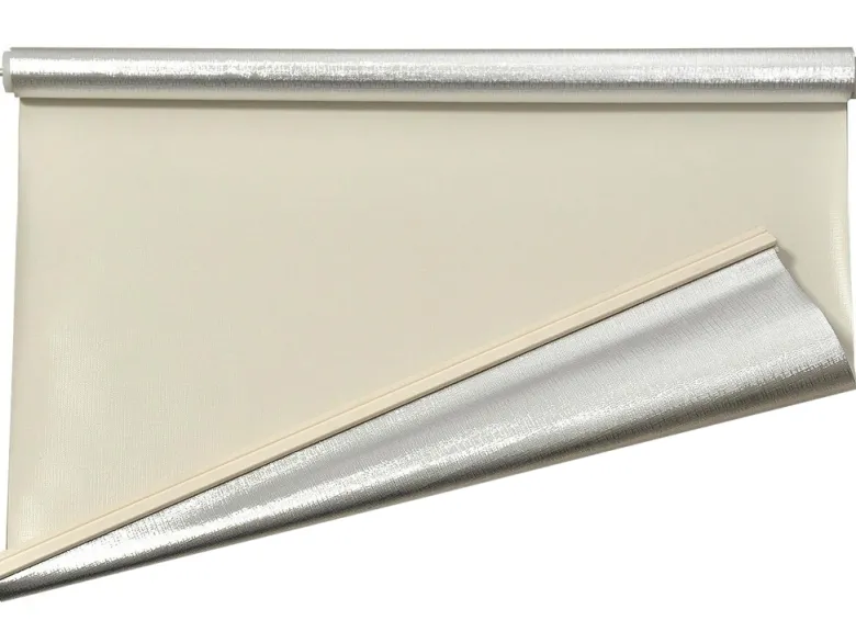 Remis Remisun Cream/Silver verduistering rolgordijn - 87 x 60 cm