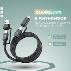 Remodius UniCharge universele oplaadkabel