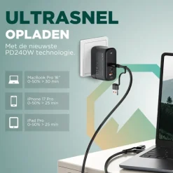 Remodius UniCharge universele oplaadkabel