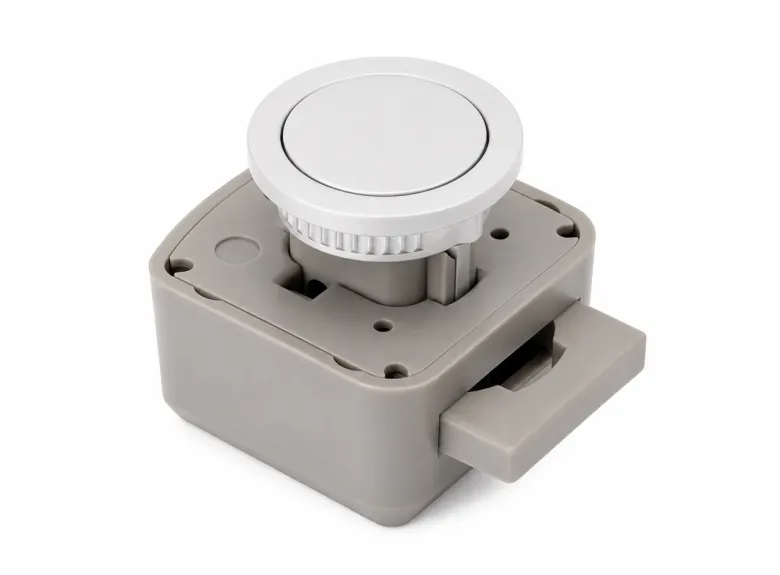 R-Evolution Push Lock sluitsysteem rond - Chrome