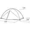 Robens Aster 2 pro koepeltent - Green