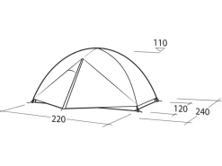 Robens Aster 2 pro koepeltent - Green