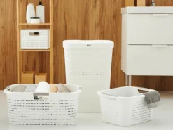 Rotho Country 55 liter wasbox - White