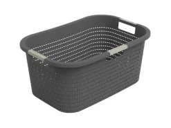 Rotho Country 40 liter wasmand - Anthracite