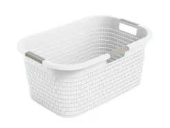Rotho Country 40 liter wasmand - White