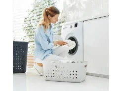 Rotho Jona 39 liter wasmand - White