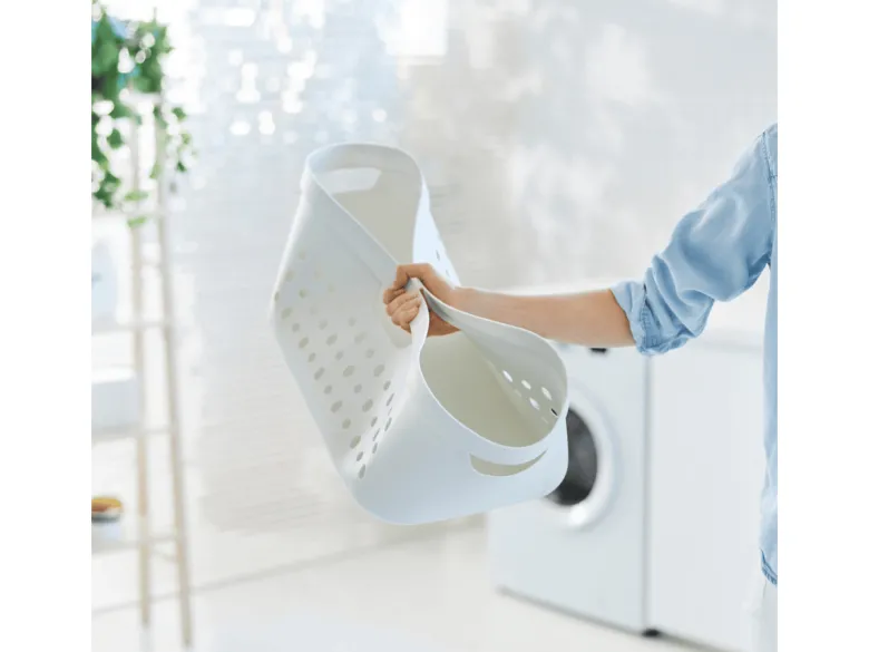 Rotho Jona 39 liter wasmand - White