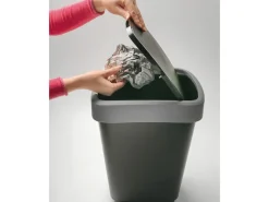 Rotho Twist 25 liter afvalbak - Black/Grey