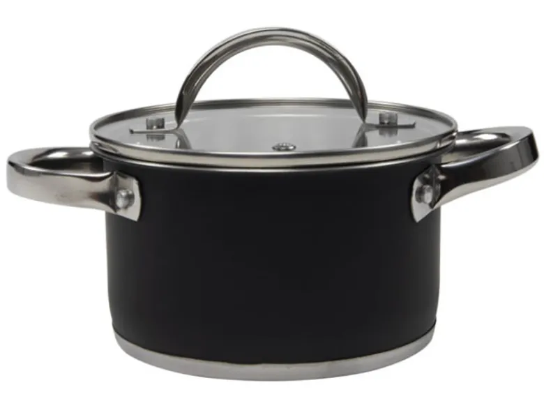 RVS ø 16 cm Black kookpan