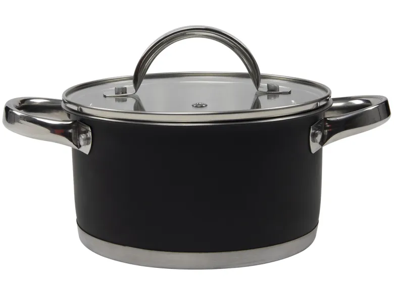 RVS ø 18 cm Black kookpan