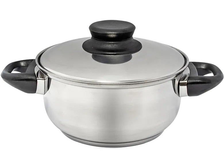 RVS Ø 16 cm kookpan