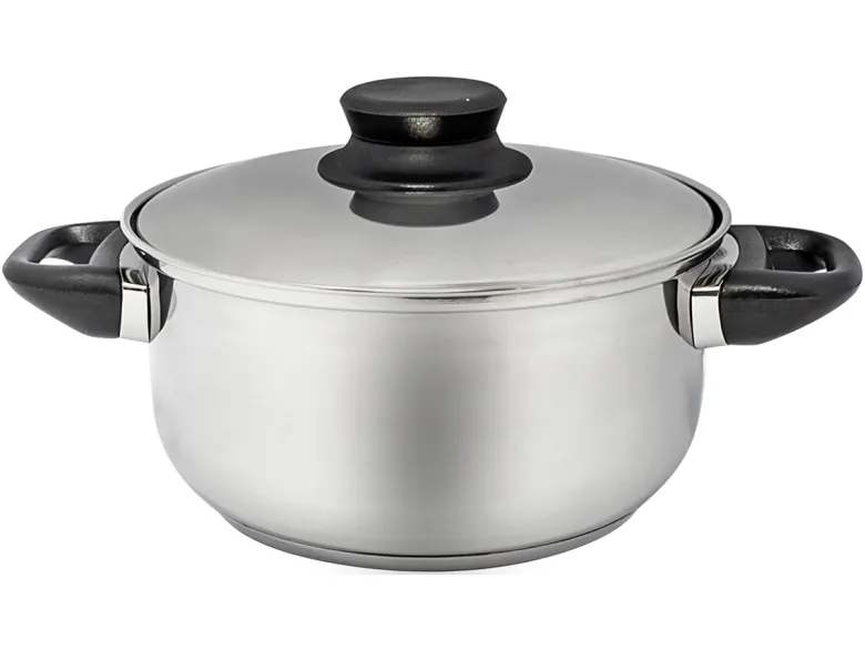 RVS Ø 18 cm kookpan