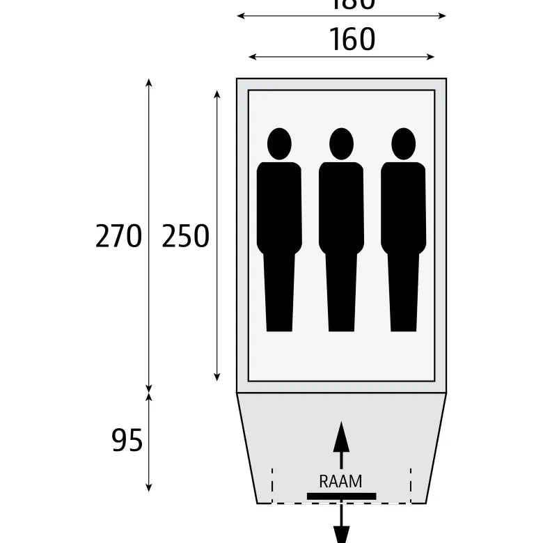 Safarica Hurricane 180 pop-up tent