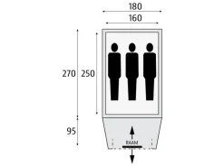 Safarica Hurricane 180 pop-up tent
