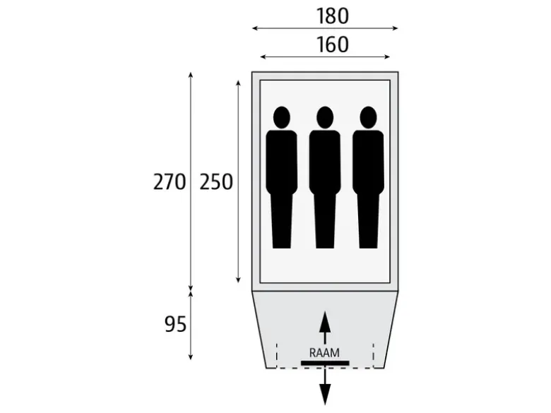 Safarica Hurricane 180 pop-up tent