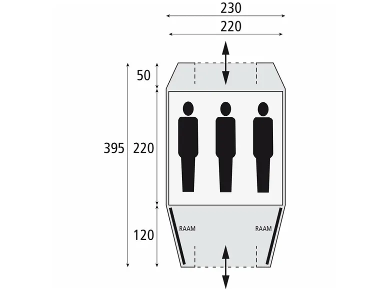 Safarica Kenia 230 koepeltent