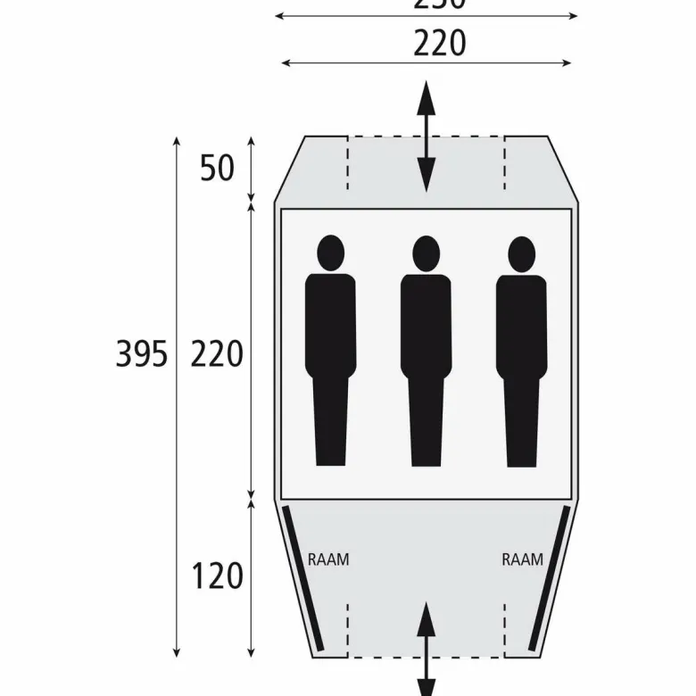 Safarica Kenia 230 koepeltent