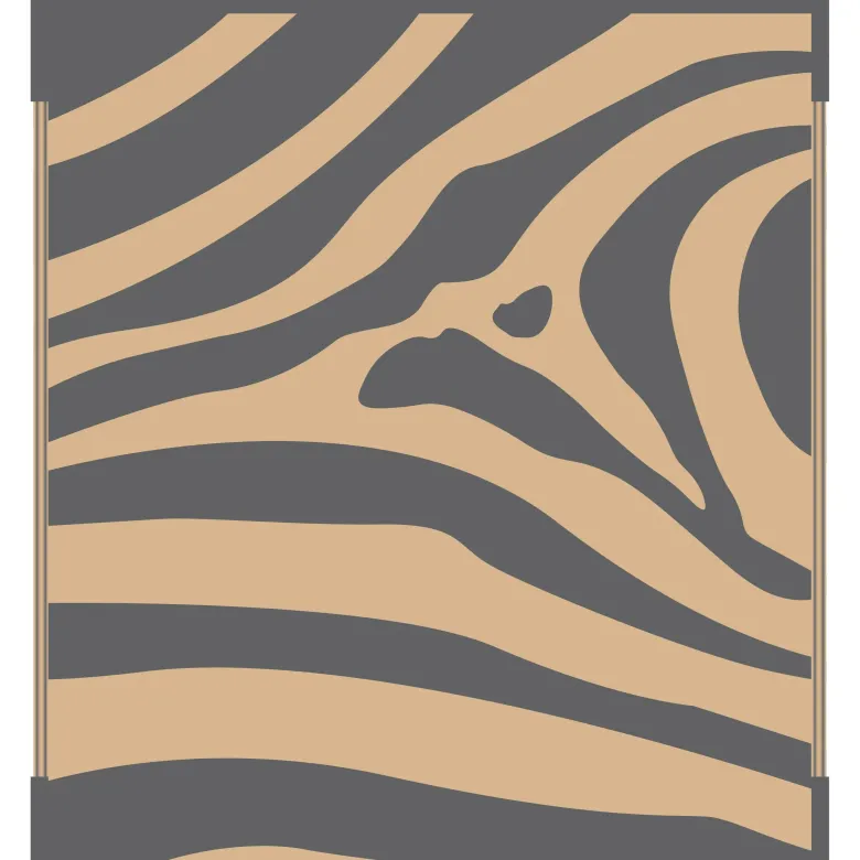 Safarica Safarimat buitenkleed 270 x 300 cm zebra beige