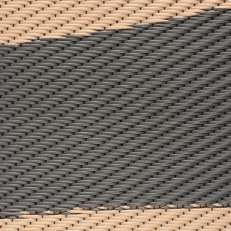 Safarica Safarimat buitenkleed 270 x 300 cm zebra beige
