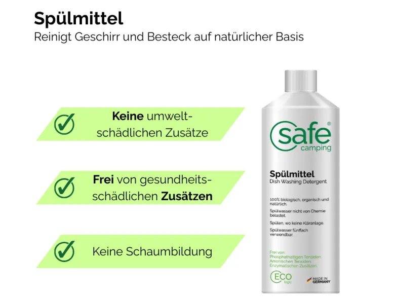 SAFE CAMPING Afwasmiddel - 500 ml