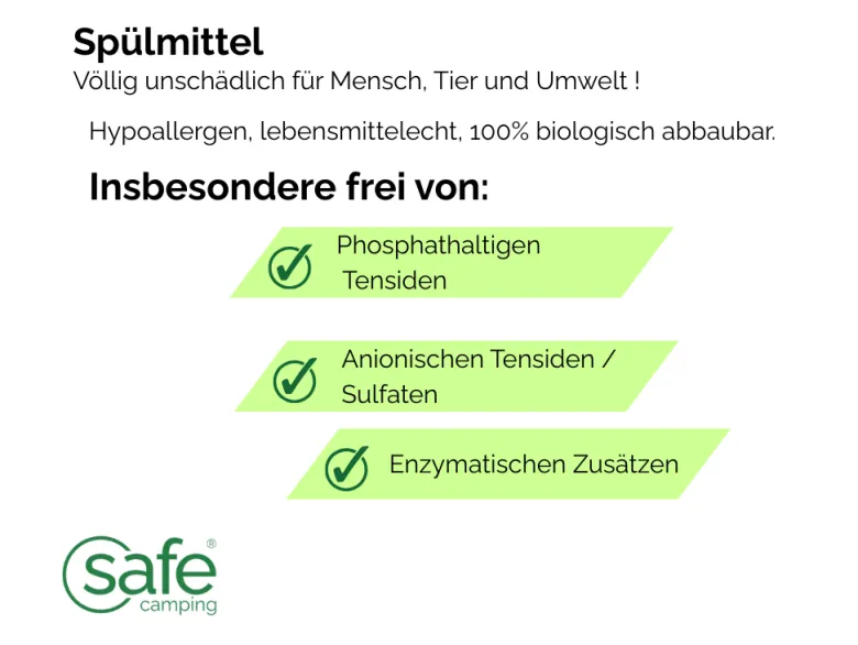 SAFE CAMPING Afwasmiddel - 500 ml