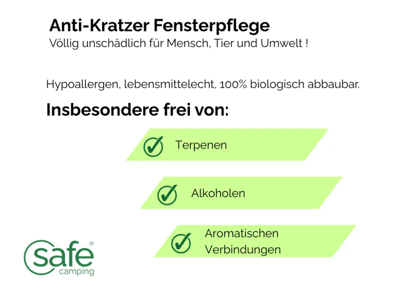 SAFE CAMPING Anti-Kras ramenverzorging - 100 ml