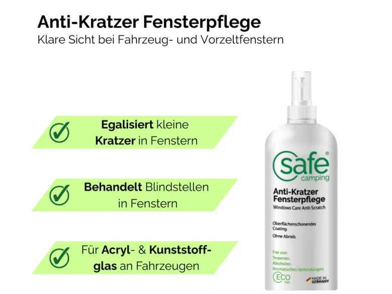 SAFE CAMPING Anti-Kras ramenverzorging - 100 ml