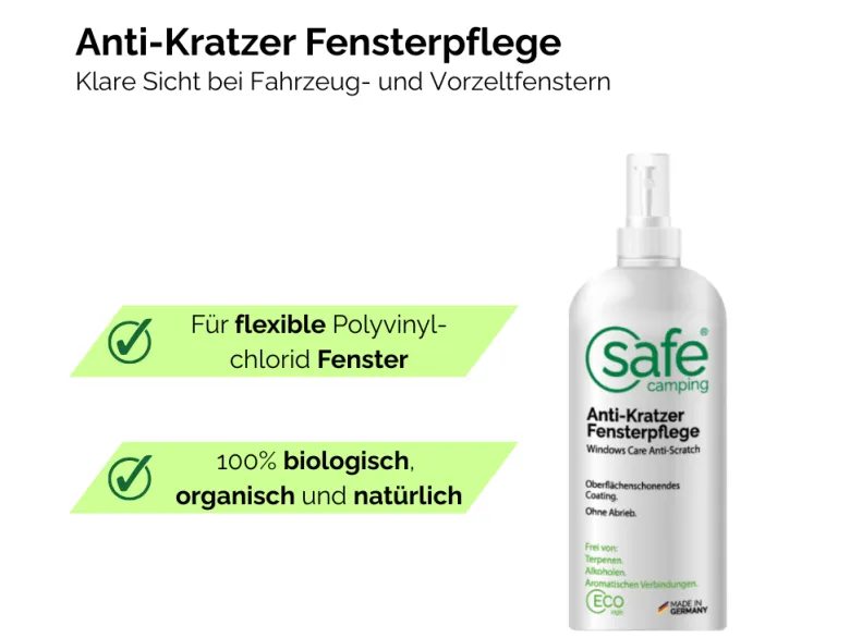 SAFE CAMPING Anti-Kras ramenverzorging - 100 ml
