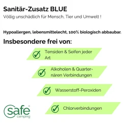 SAFE CAMPING Blue toiletvloeistof - 5 liter