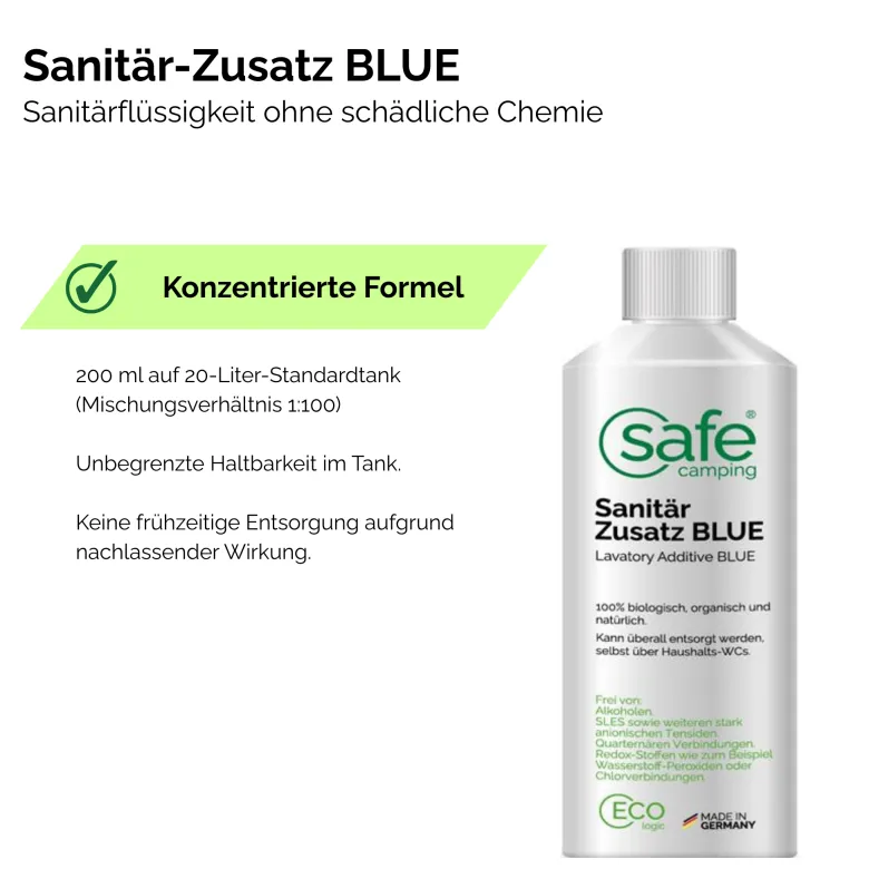 SAFE CAMPING Blue toiletvloeistof - 5 liter