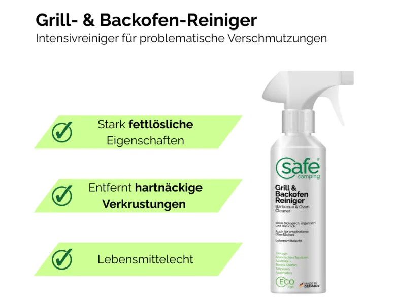 SAFE CAMPING Grill- & ovenreiniger - 250 ml