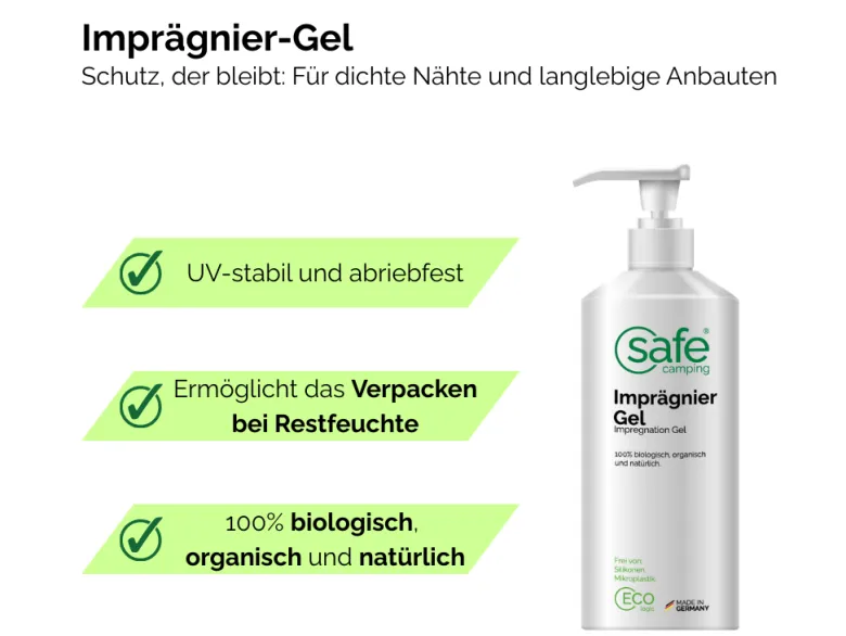 SAFE CAMPING Impregneer-Gel - 500 ml