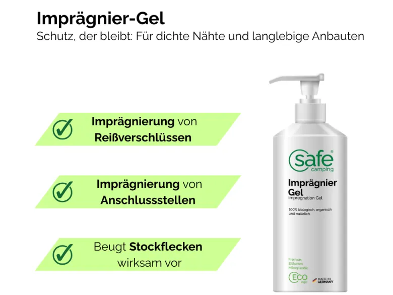 SAFE CAMPING Impregneer-Gel - 500 ml