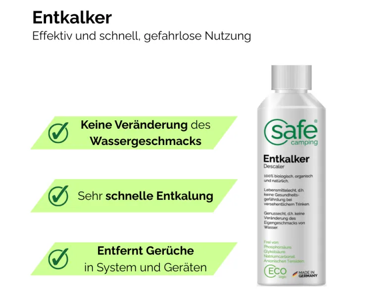SAFE CAMPING ontkalker - 250 ml