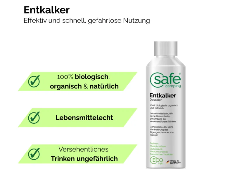 SAFE CAMPING ontkalker - 250 ml