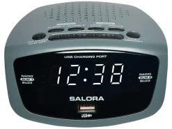 Salora CR627USB klokradio met wekker