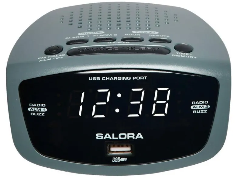 Salora CR627USB klokradio met wekker