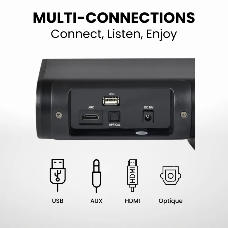 Salora SOUNDBAR680 Bluetooth soundbar met subwoofer