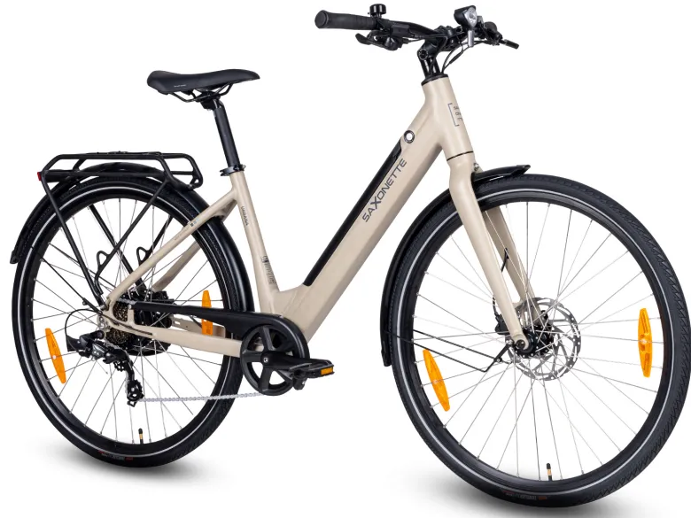 Saxonette Urbana 7 sp 11.6 Ah dames ebike - Creme