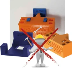 ScheffGO® CI-02WH Deurstopper met Wandhouder