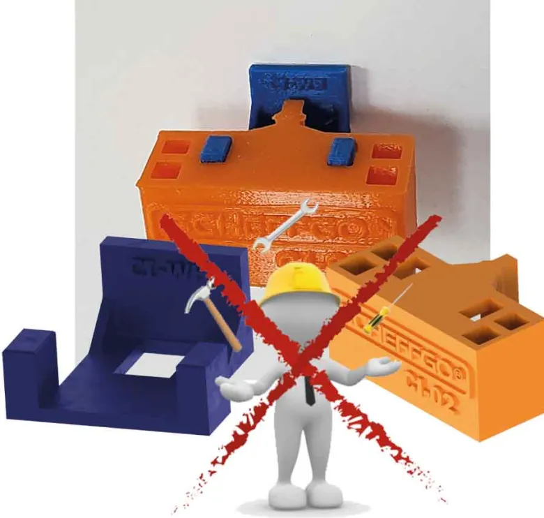 ScheffGO® CI-02WH Deurstopper met Wandhouder