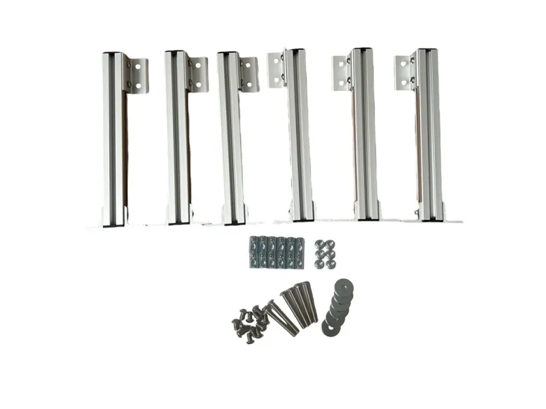 Schuifplateau 120 cm diepte verhogingsset