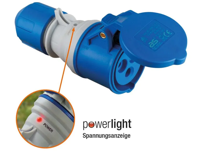 Schwabe CEE contrastekker met powerlight